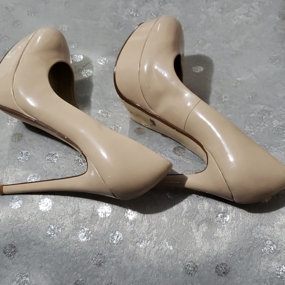 ALDO WOMEN'S BEIGE PLATFORM HIGH HEELS SIZE 6 - Picture 3 of 8